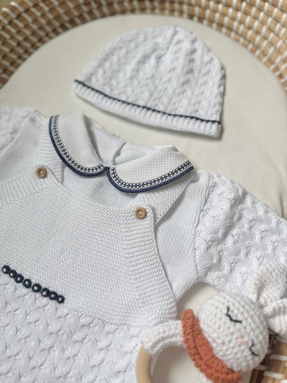 Jude Overall - White/Navy Blue