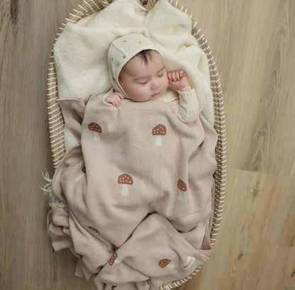 Mushroom Blanket - Beige