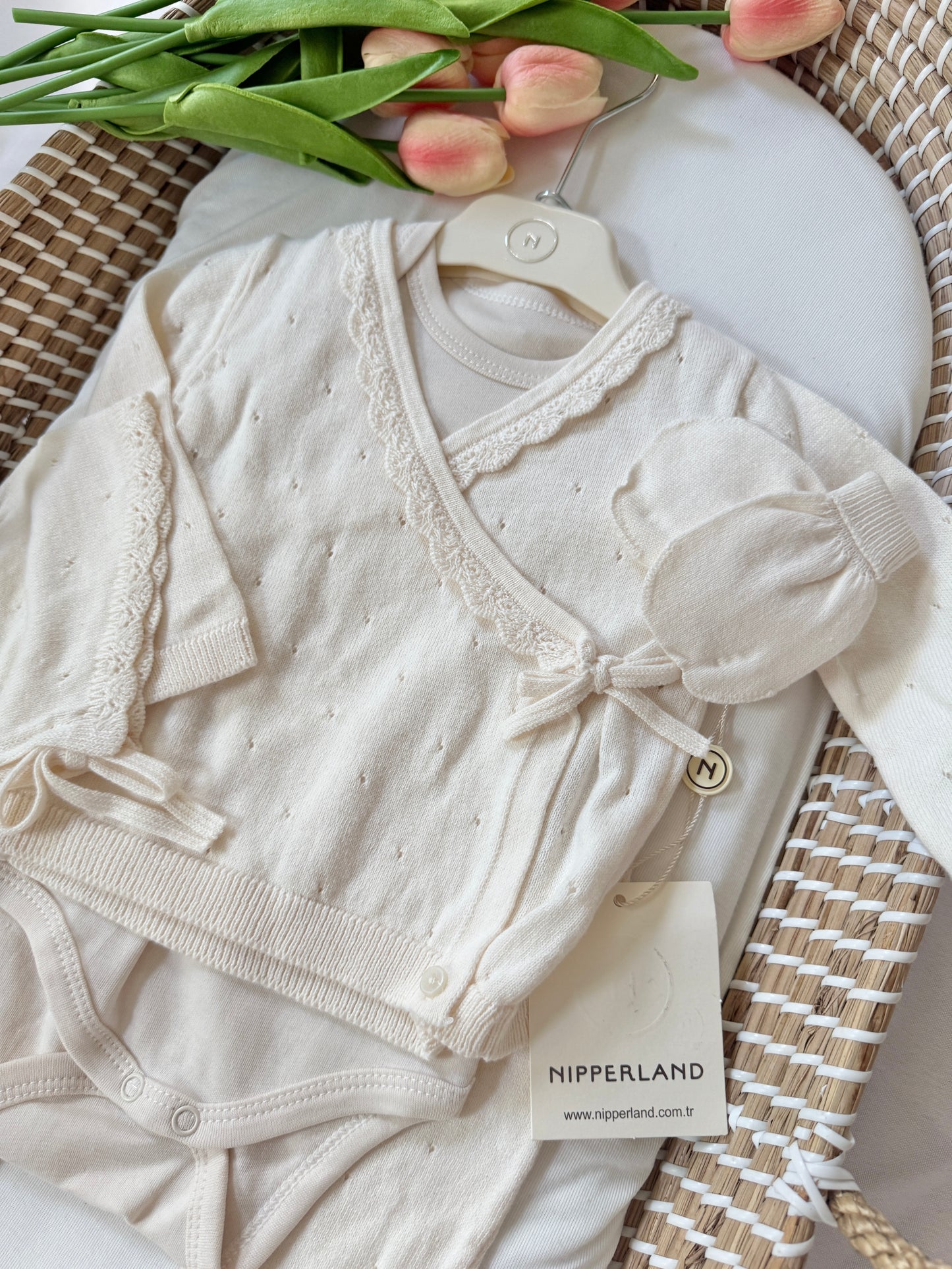 Adelia 5 Pieces Coming Home Set - Cream