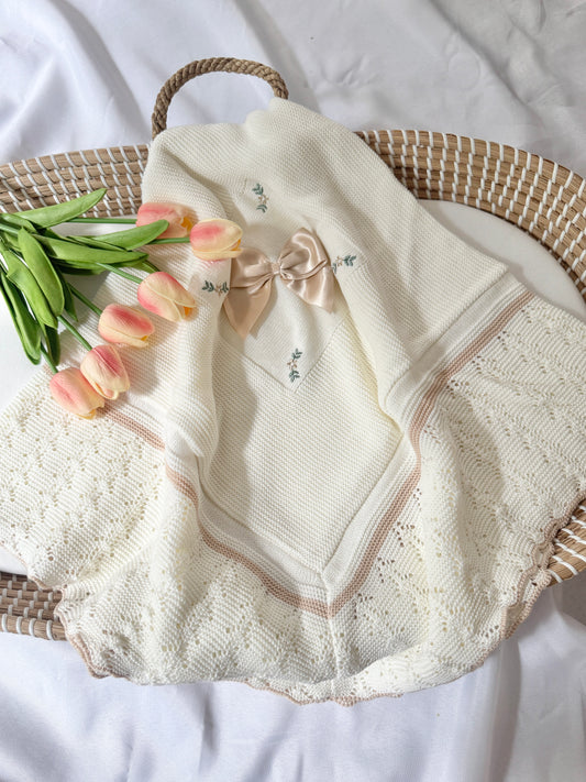 Alana Blanket - Cream/ Champagne