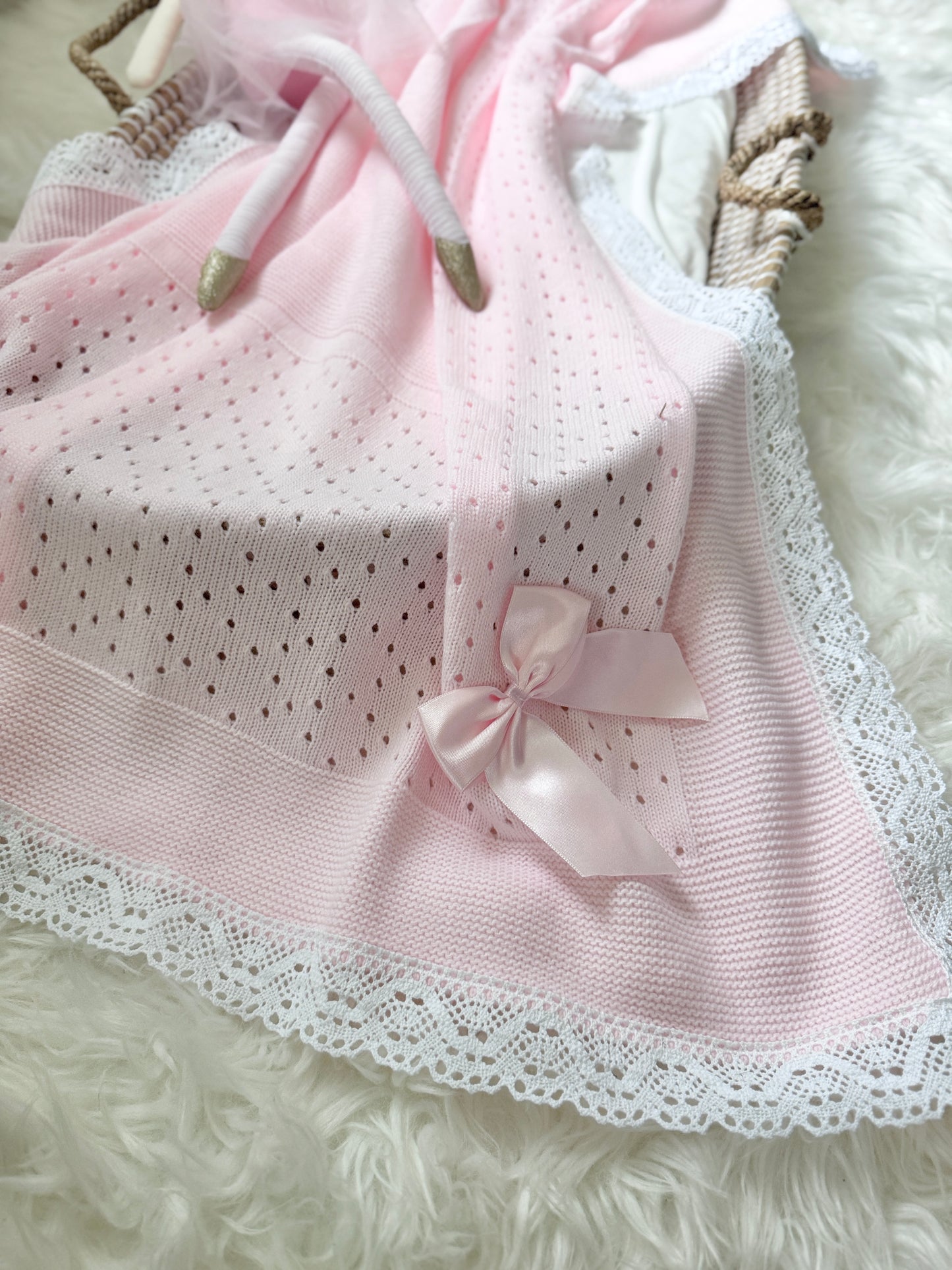 Thalia Blanket - Light Pink