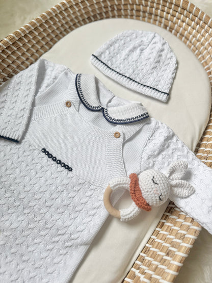 Jude Overall - White/Navy Blue
