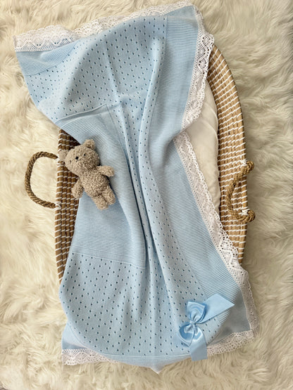 Thalia Blanket - Light Blue
