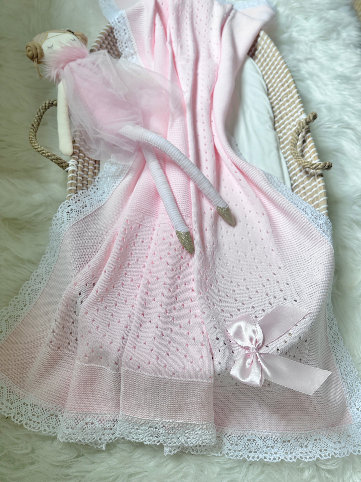 Thalia Blanket - Light Pink