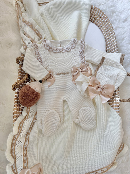 Amelia Overall - Cream/Champagne