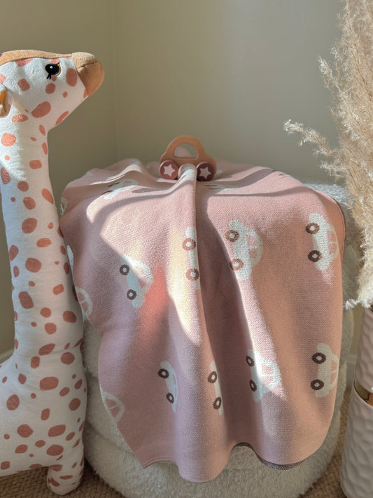 Car Blanket - Pink