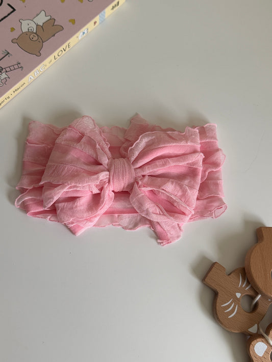 Cotton Candy Pink - Bow