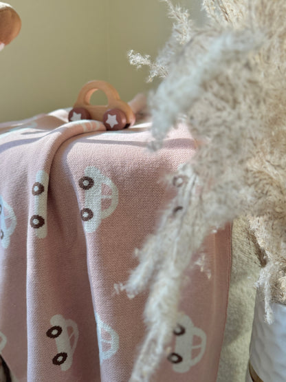 Manta para coche - Rosa