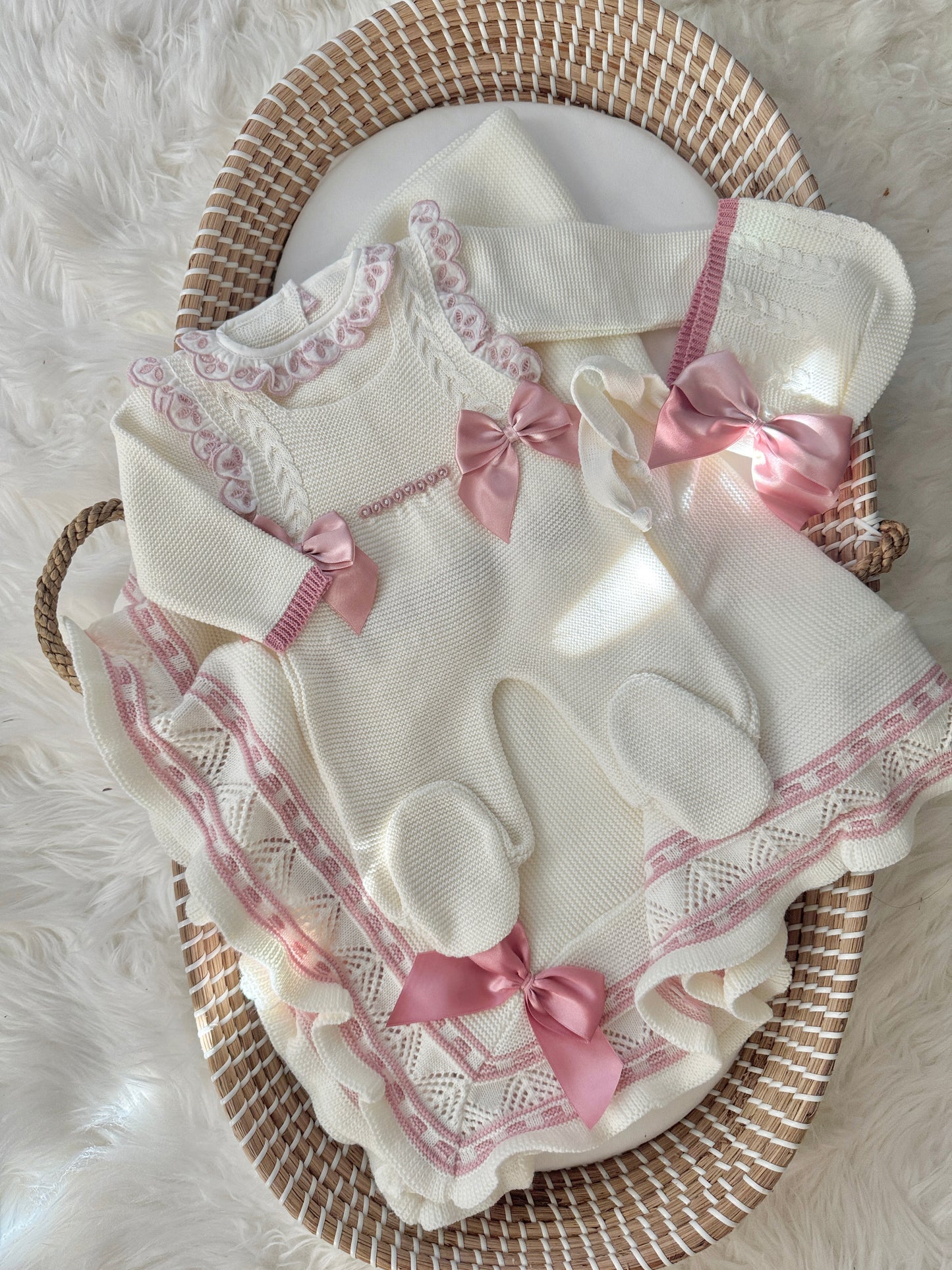 Mono Amelia - Crema/Rosa polvoriento