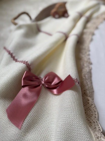 Milan Blanket - Dusty Pink