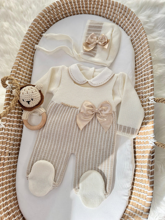 Sandra Overall - White/Champagne